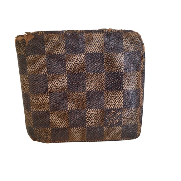 Louis Vuitton Other - Louis Vuitton Damier Ebene Compact Wallet CA0064 Brown Checkered Bifold Spain